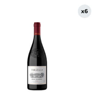 6x Vino Tarapacá Gran Reserva Syrah 750cc