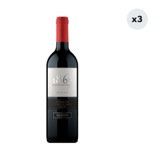 3x Vino 1865 Merlot 750cc