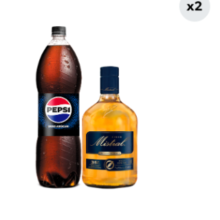 Promo Pisco Mistral 35° 1L + Pepsi Zero 1.5L