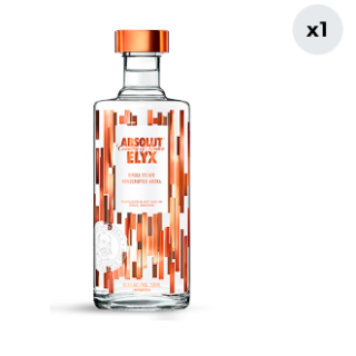 Vodka Absolut Elyx 42.3° 750cc