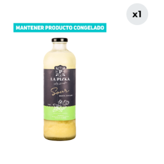 Cóctel Sour Menta Jengibre La Pizka 24° 1L
