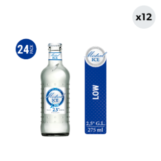 12x Cóctel Mistral Ice Low Blend 2.5° Botella 275cc