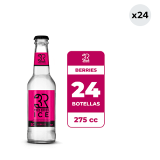 24x Cóctel Tres Erres Ice Berries 5° Botella 275cc