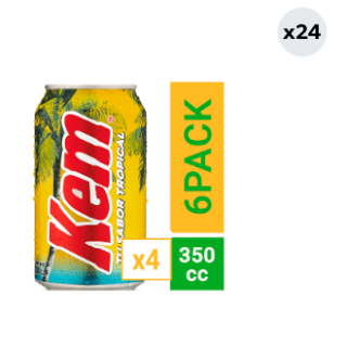 24x Bebida Kem Lata 350cc